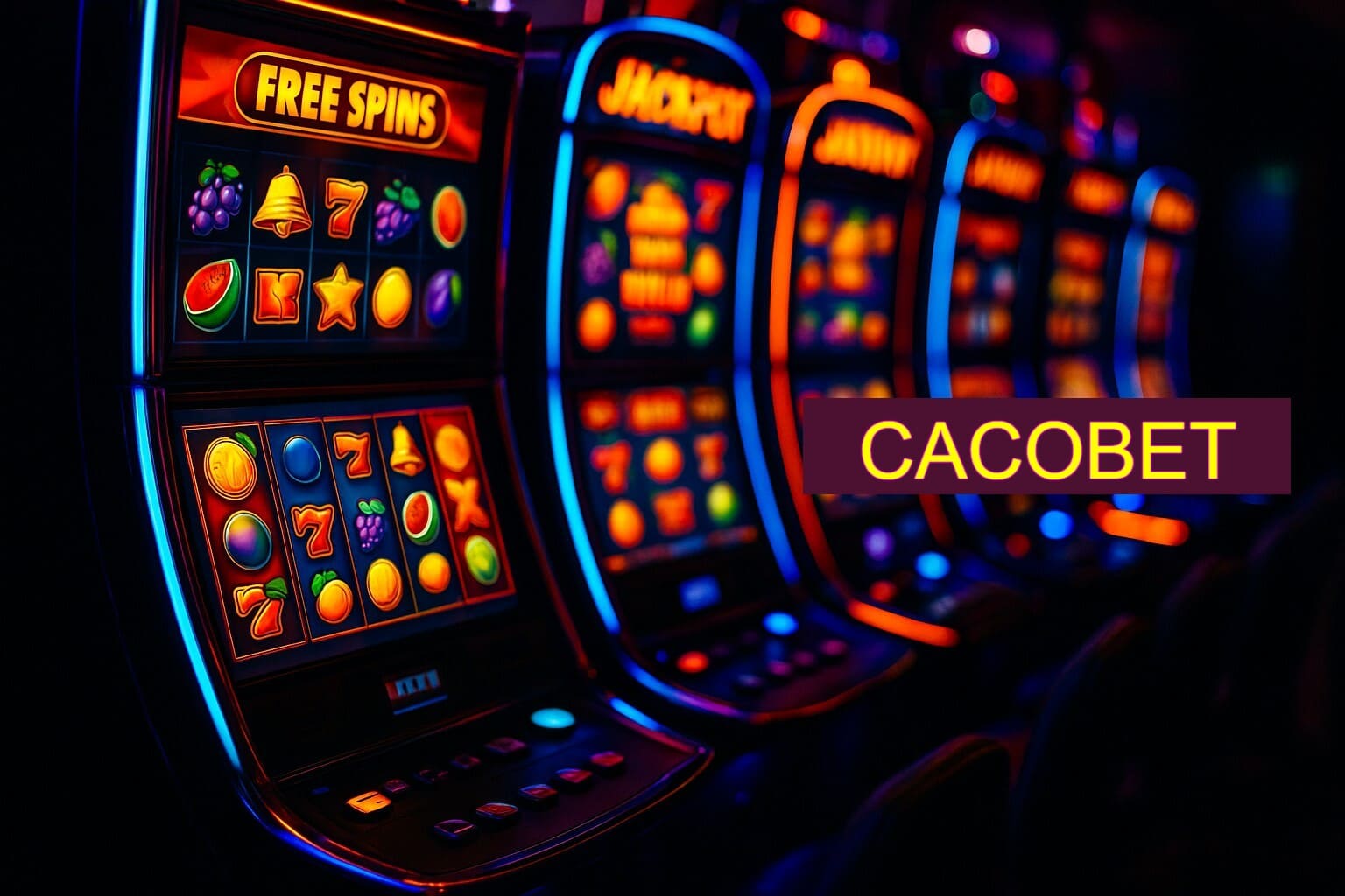 Diversos jogos de caça-níqueis